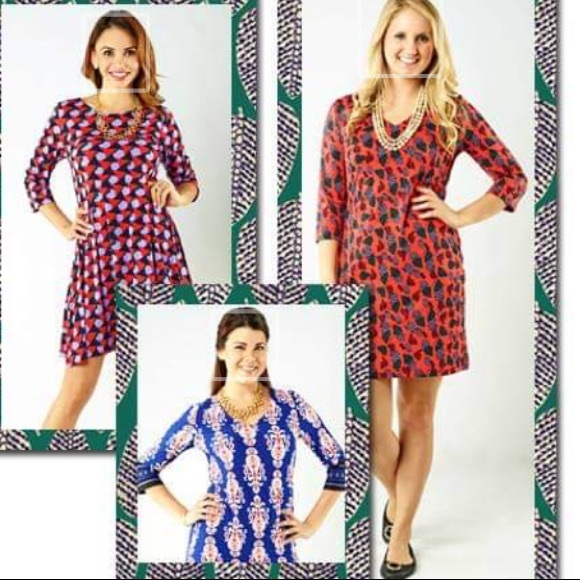 NWT! Tracy Negoshian Emily Dress-Chevron flowers - Picture 3 of 4